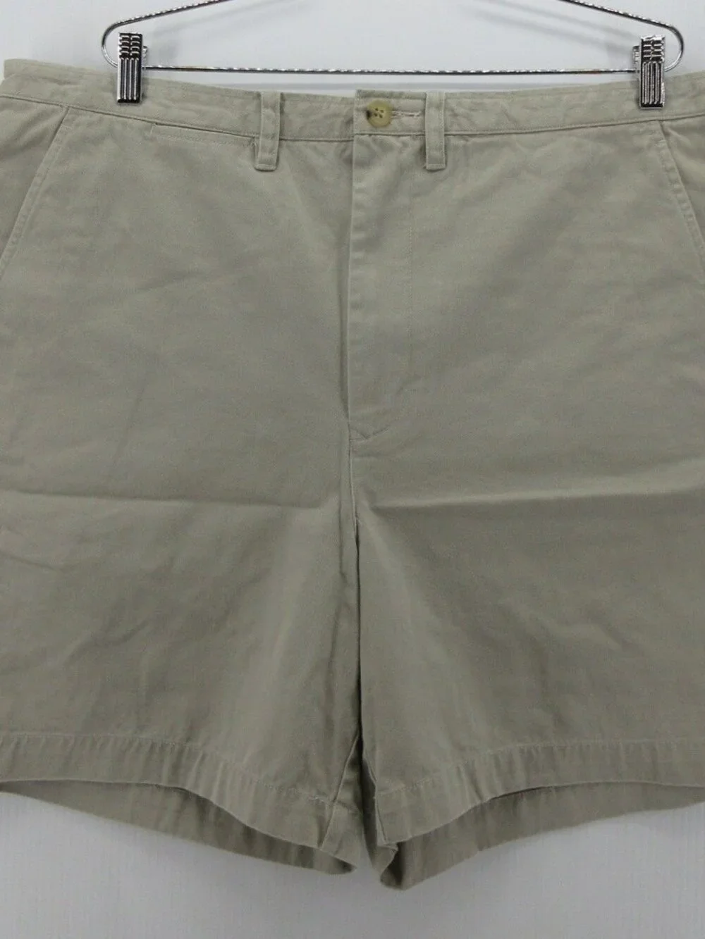 VGT Banana Republic Shorts 40 Khaki Chino Preppy Canvas 7